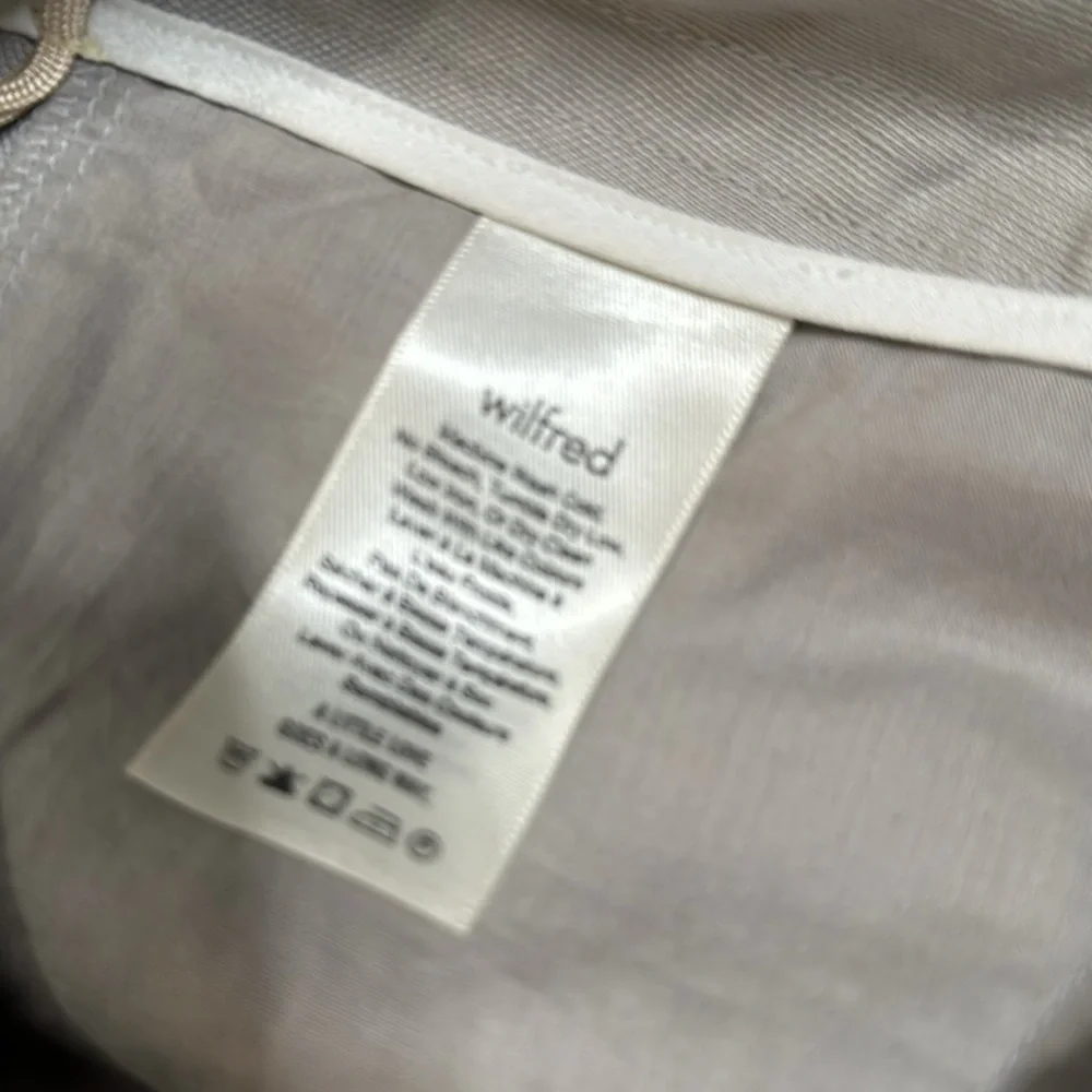 Artizia Wilfred gray linen blend pants size 2